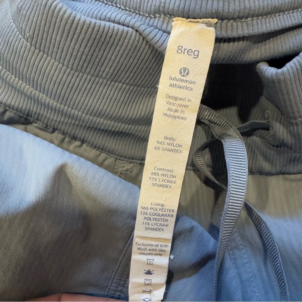 Lululemon Studio Pant II Liner (Regular) in Steam Blue Sz 8 - Picture 12 of 14